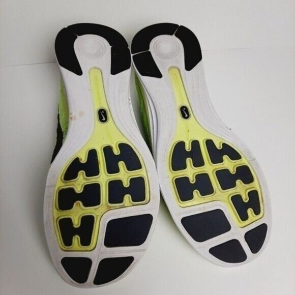 NIKE Flyknit Lunar1+ Volt Marathon Athletic Shoes Men's Sz 10 - Picture 12 of 12